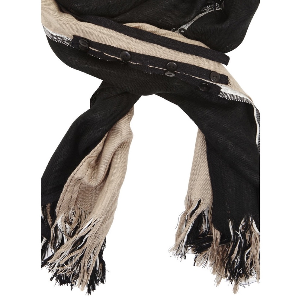 Three-Layer Multi Wear, Multi Color Striped Scarf - image 4